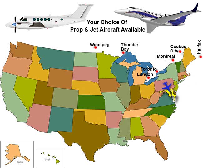 Maryland Charter Flight Directory